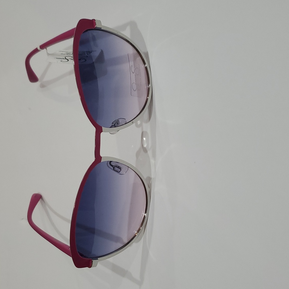 Jessica Simpson j5316 pink silver frame blue ombre fade style lens sunglasses